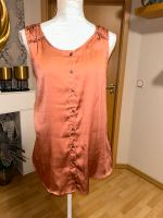 Bluse von Esprit Gr. 40 Rost Braun Satin glänzend kurzarm Hessen - Lauterbach (Hessen) Vorschau