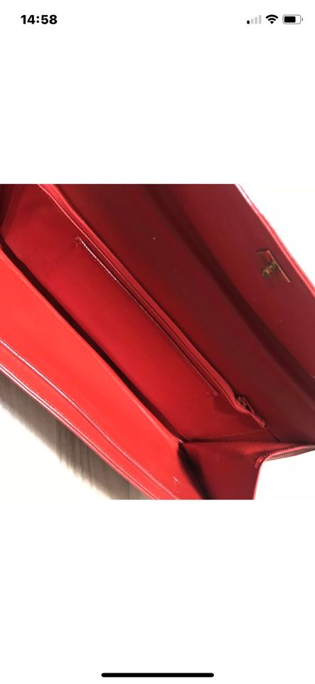 delvaux brevete tasche gebraucht rot in Düren