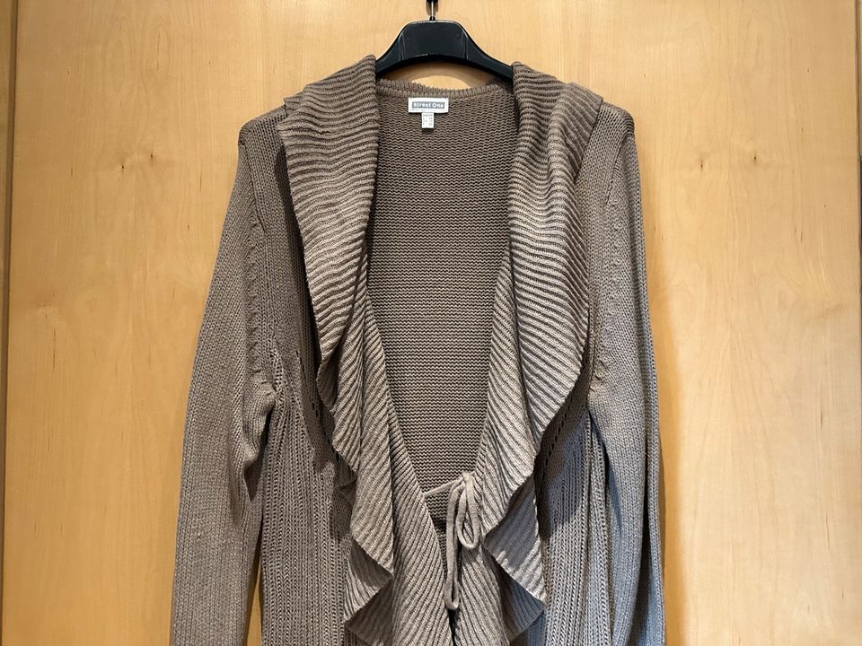 Street One Mantel Strickjacke 40 Taupe NEU mit Etikett in Minden