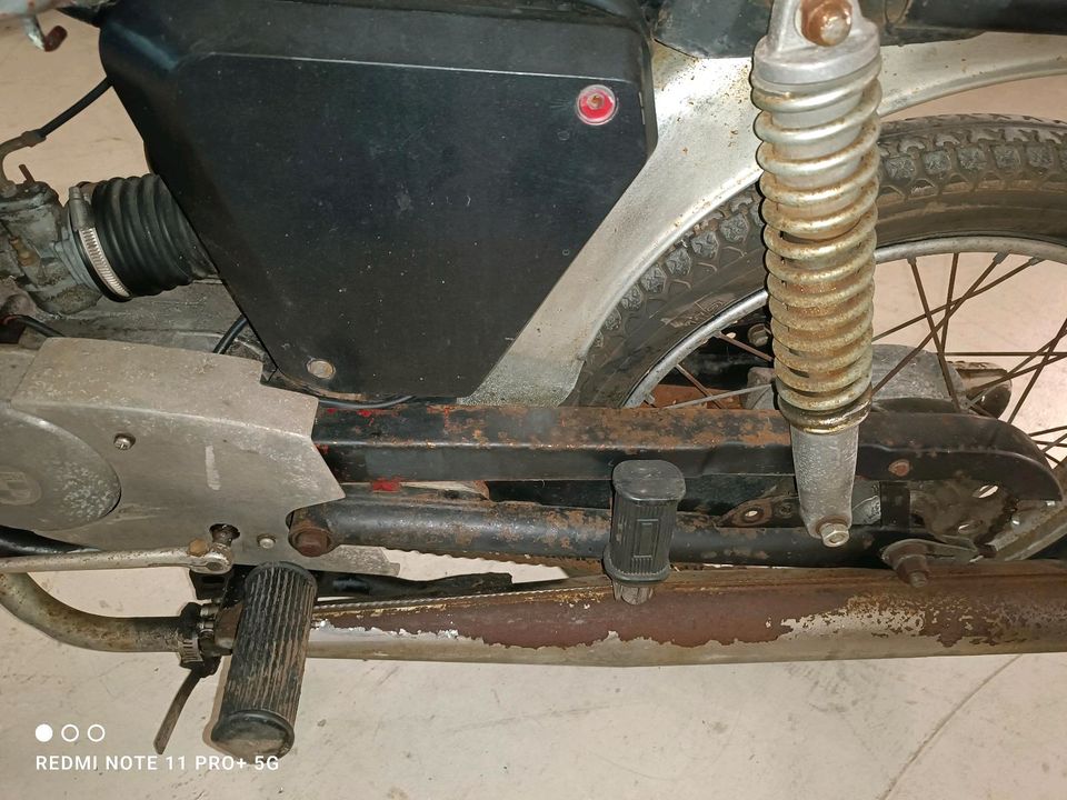 PUCH M 50 SE zur Restauration, BJ. 1972, Motor dreht in Pfinztal