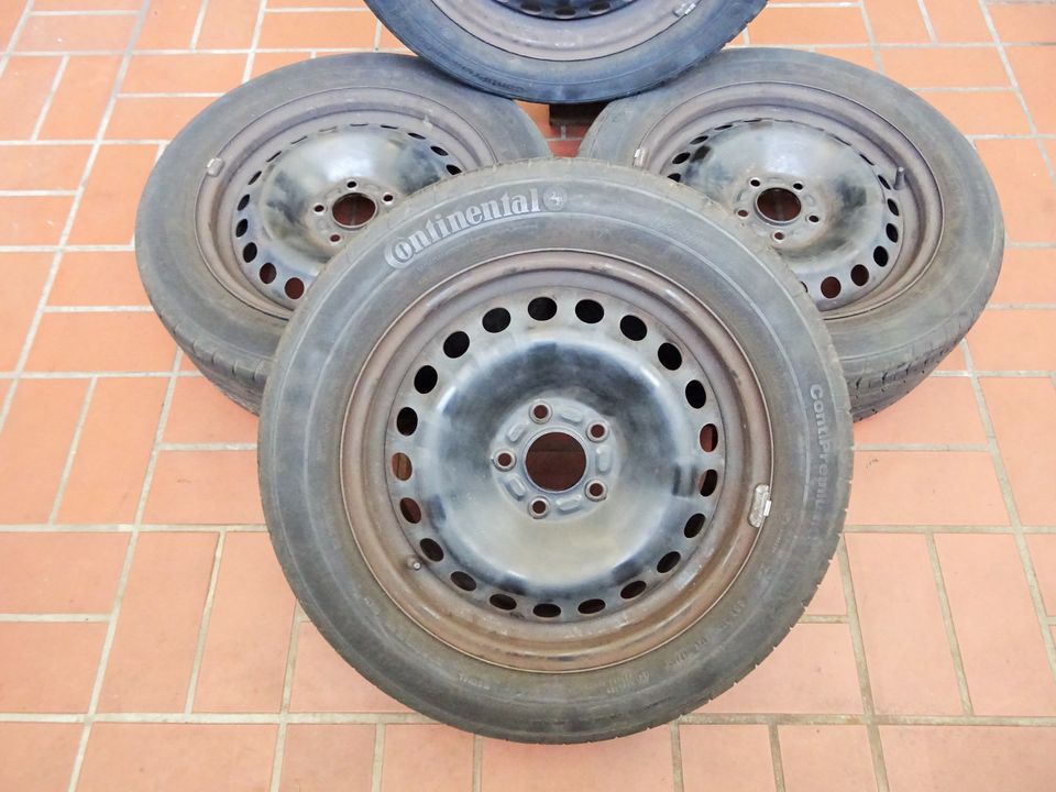 4x Sommerreifen 205 / 55 R16 91V auf orig Ford C-Max Focus Felgen in Bad Harzburg