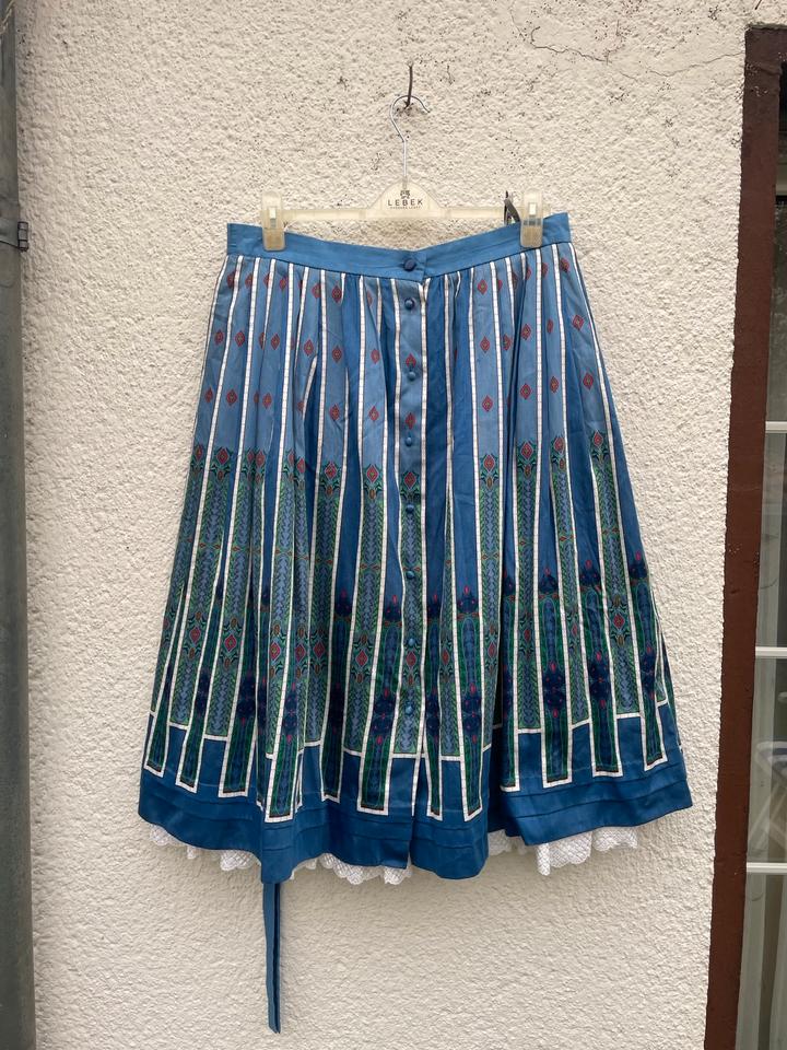 Perry Trachten Landhaus Vintage Dirndl Rock Gr. 44 blau weiß in Köln
