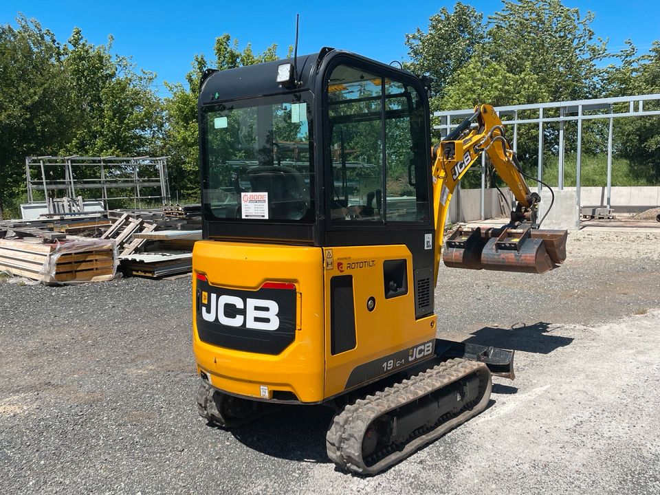 Minibagger JCB 19 C-1  1,9t Baujaht 2019 in Worbis