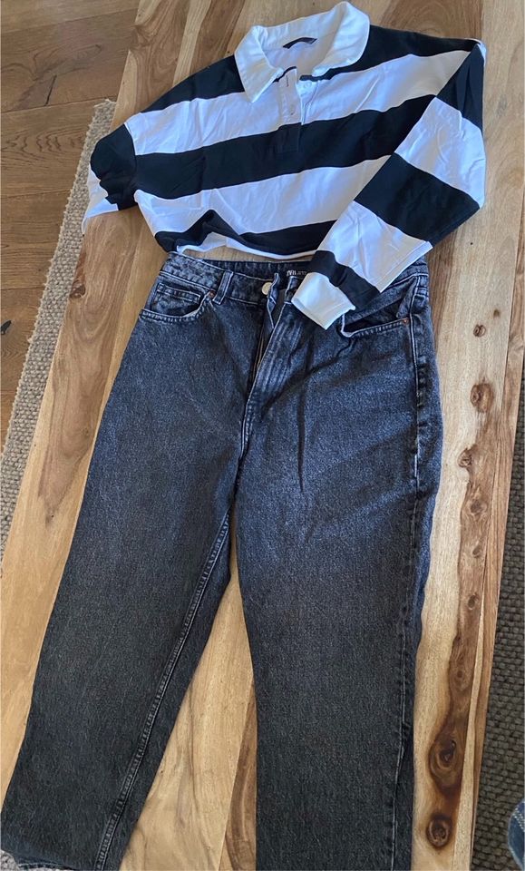 Süßer 3 Teiler u.a. Zara Paket  Jeans Polo Shirt Pullover in Freudenberg