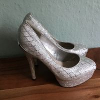 Silber Damenschuhe Gr.38 Höhe 14 cm Berlin - Tempelhof Vorschau