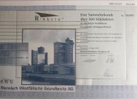 Aktie der Rheinisch Westfälische Grundbesitz AG, 500 St., 2002 Düsseldorf - Stadtmitte Vorschau