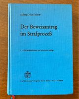 Alsberg: Beweisantrag im Strafprozess Baden-Württemberg - Pforzheim Vorschau