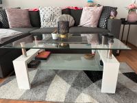 Wohnzimmer Tisch weiß mit Glasplatte Thüringen - Meiningen Vorschau