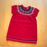 Strickkleid rot kurzarm, Kleid Gr 80 Thüringen - Rudolstadt Vorschau