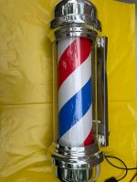 Barber Pole mit Beleuchtung für Barbershop Salon Ausrüstung Brandenburg - Dallgow Vorschau