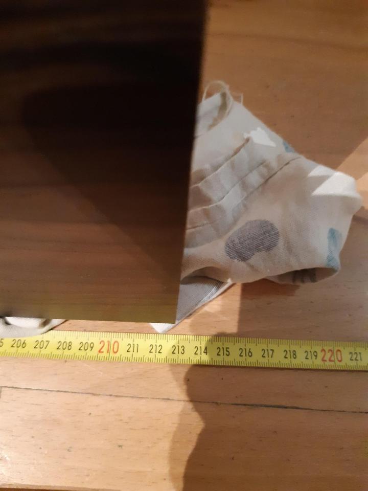 2 Arbeitsplatten braun Holzdekor mit Blanco Spüle Edelstahl in Offenbach