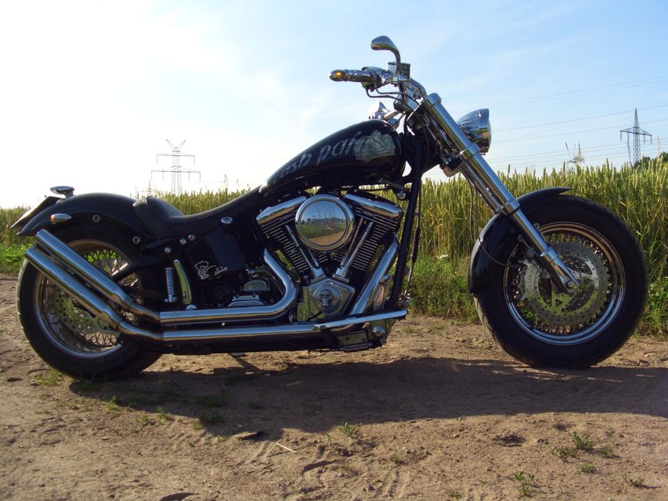 Harley Davidson Softail Fad Boy Custom Bike 1800ccm in Buxtehude