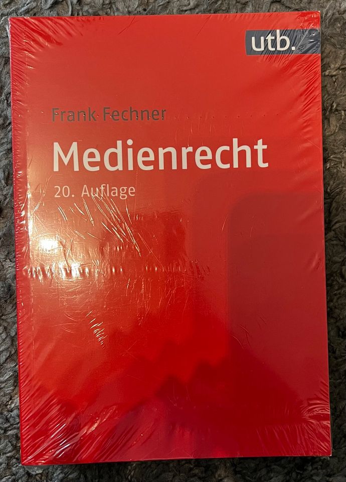 Buch Medienrecht - Frank Fechner in Hamburg