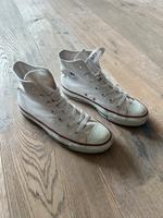 Converse All Star Chucks high top Größe 39 weiß Hessen - Rüsselsheim Vorschau
