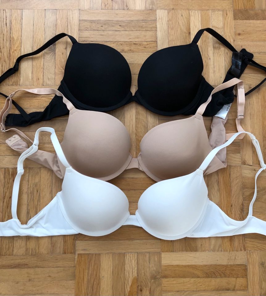 Neu! Bhs hunkemöller 75B weiß beige schwarz in Neustadt an der Weinstraße