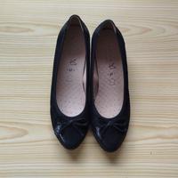 Schwarze Ballerinas / Pumps mit Schleife von Caprice Gr. 37/38 Bayern - Köfering Vorschau