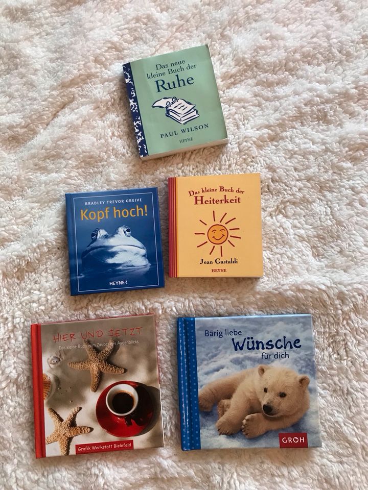 Diverse kleine Bücher Glückwunsch Bücher in Neichen