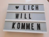 Leuchttafel mit Buchstaben Bayern - Uffenheim Vorschau
