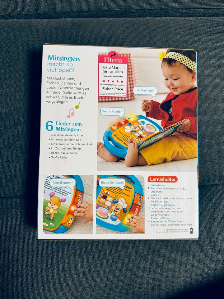 Fisher-Price Kinder Lernspaß Liederbuch mehrfarbig Neu! in München