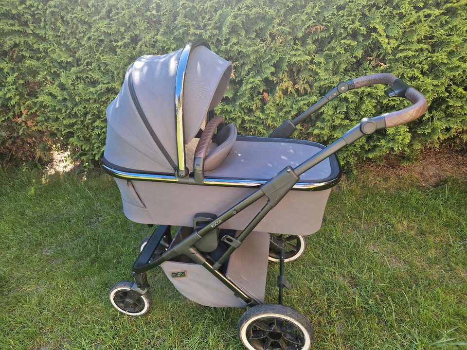 Moon Rocca Kombi Kinderwagen Wanne und Sportsitz Anthrazit in Schönefeld