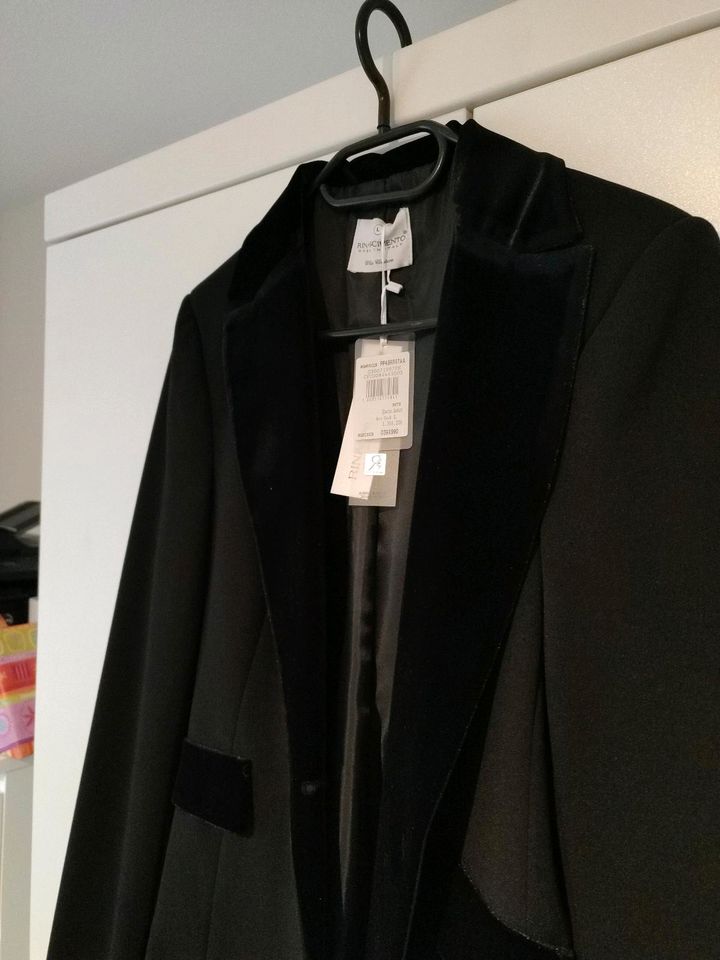 Rinascimento Giada Jacket Blazer Gr. L neu mit Etikett Nero Black in Arnsberg