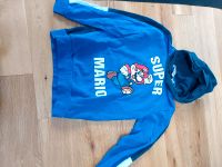 H&M Hoodie "super Mario" Gr.134/140 blau Hessen - Karben Vorschau