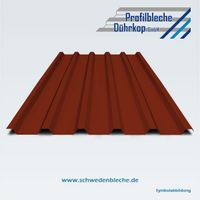 Trapezprofil, Profilblech, Dachblech 35/207  rotbraun RAL 8012 Ludwigslust - Landkreis - Neu Gülze Vorschau