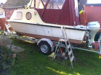 Motorboot mit Trailer Schleswig-Holstein - Lübeck Vorschau