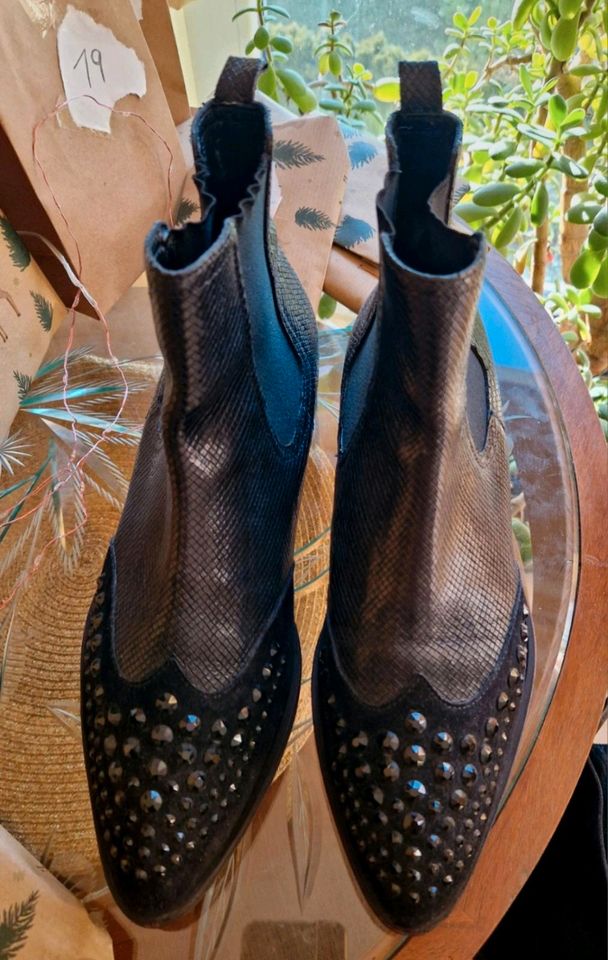 Kennel&Schmenger Chelsea Boots Stiefeletten Leder Schuhe Swarovsk in Immendingen