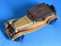 Holzauto Oldtimer 39x14cm München - Thalk.Obersendl.-Forsten-Fürstenr.-Solln Vorschau