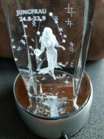 3D Glasfigur Jungfrau mit Licht und Drehfunktion Saarland - Schwalbach Vorschau