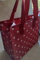 Mini Einkaufstasche Geschenktasche rote Dots recyceltes Plastik N Bayern - Lichtenfels Vorschau