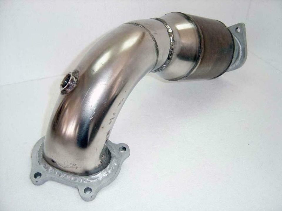 Fiat 500-Punto 07- Alfa Romeo 07- Auspuff Downpipe mit HJS 200kat in Löcknitz