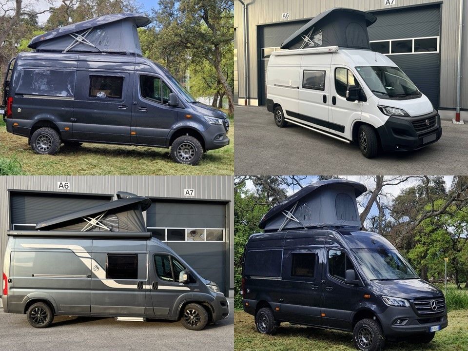 Sky-Up Aufstelldach Sprinter Ducato Wohnmobil Schlafdach Hubdach in Großkarolinenfeld