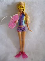 Barbie Puppe mit Schnorchel und Schwimmflossen / Surfbrett Nordrhein-Westfalen - Haan Vorschau