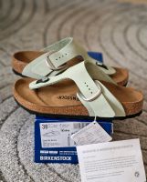 Birkenstock Arizona Big Buckle Nubukleder Sandalen Mintgrün Bayern - Kleinwallstadt Vorschau