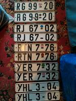 8x KFZ PKW AUTO DDR Kennzeichen Oldtimer Autoschilder Alt Antik Dresden - Blasewitz Vorschau
