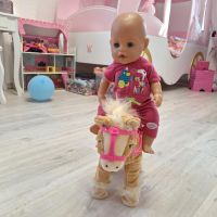 Babyborn mit Pferd laufen und selbst gehen kann Puppe Westerwaldkreis - Rothenbach Vorschau