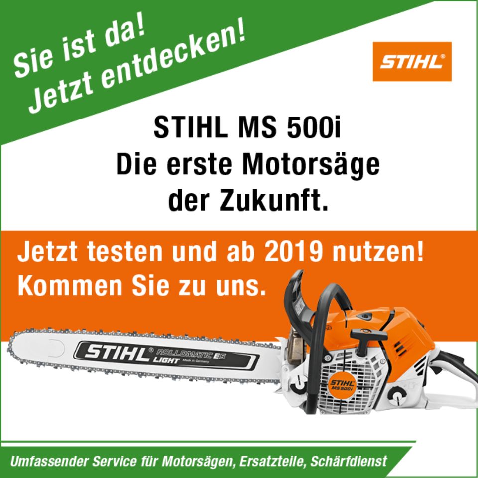 Stihl Motorsäge MS 500i  50cm     Müller Schwaibach in Bad Birnbach