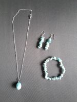 3teiliges Schmuckset mit Larimar Niedersachsen - Göttingen Vorschau