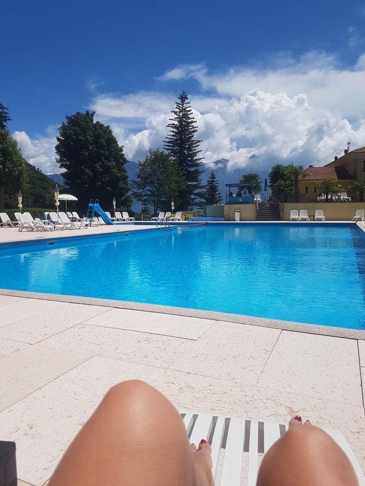 Ferienhaus mit Aussicht auf den Gardasee mit Pool in Lemgo