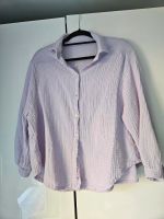 Violette Musselin Hemd Bluse aus 100% Baumwolle Berlin - Reinickendorf Vorschau