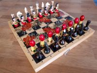 Schachspiel Matroschka in Holzbox Baden-Württemberg - Gärtringen Vorschau