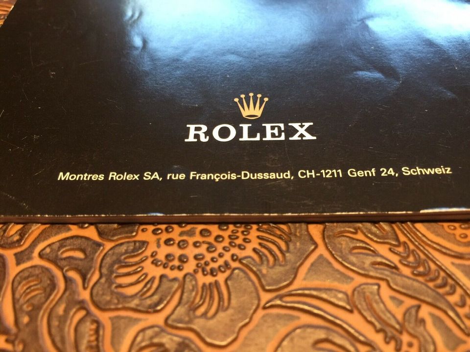 Rolex booklet in Retterath