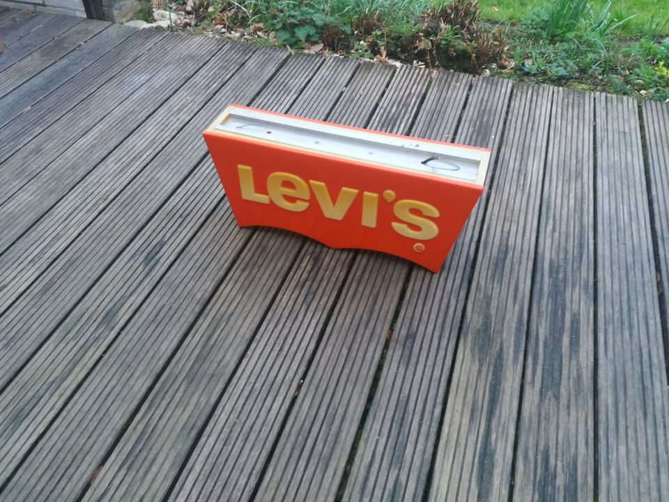 Original Levi´s Leuchtreklame - 90er Jahre - VINTAGE in Willich