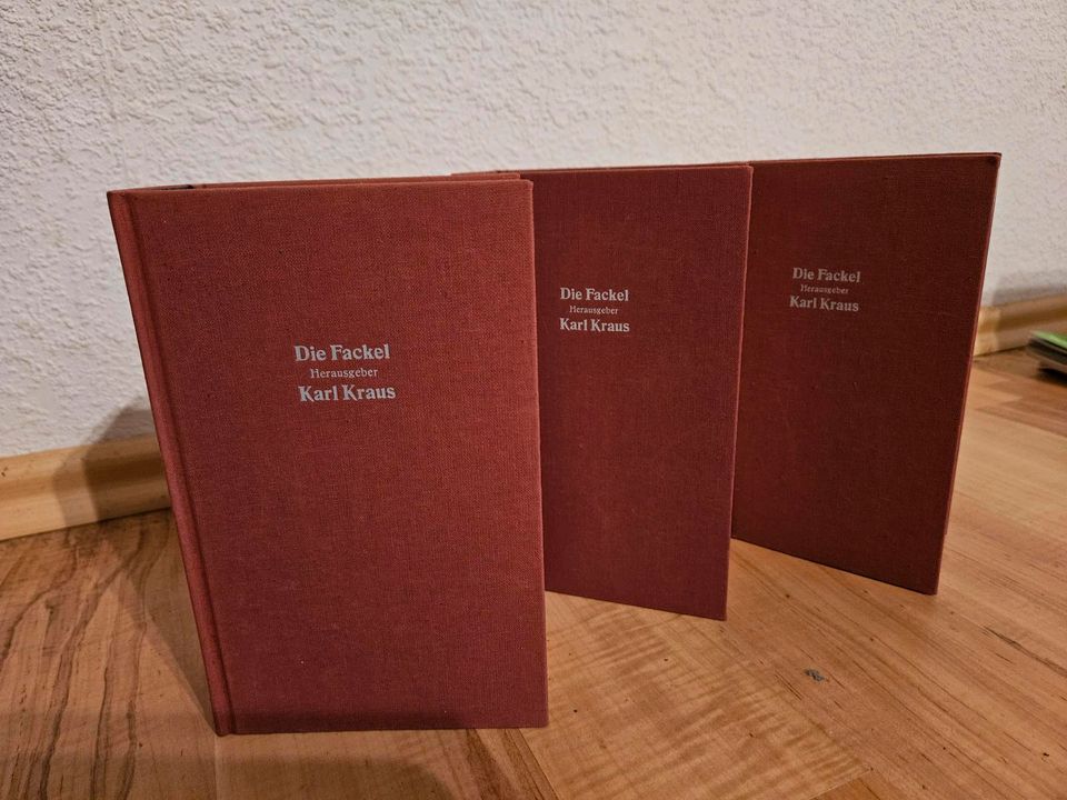 Die Fackel, Karl Kraus, 12 Bänder in Boppard