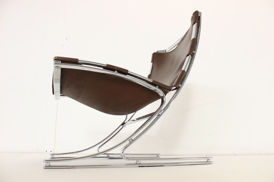 Walter Knoll Berlin Chair Stuhl Sessel Leder Meinhard von Gerkan in Höchst im Odenwald