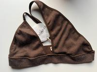 Bikini Oberteil Stradivarius Gr. L braun Glitzer Neu Niedersachsen - Neustadt am Rübenberge Vorschau