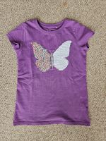 Lila Shirt mit Schmetterling und Palietten von Ernstings Größe 12 Nordrhein-Westfalen - Emsdetten Vorschau