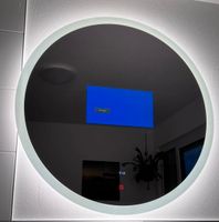 Wandspiegel rund mit integriertem TV Durchm.  100cm und LED Bel. Baden-Württemberg - Salach Vorschau